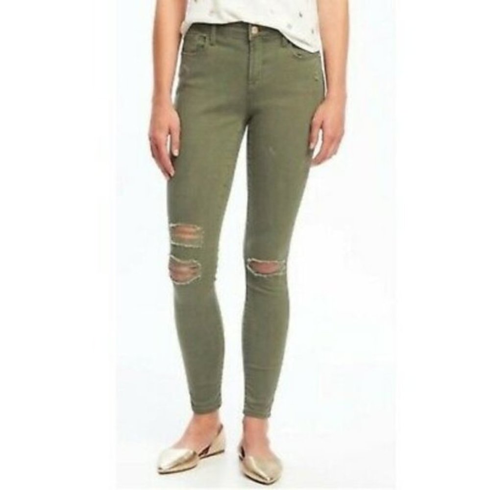 Old Navy Rockstar Distressed Skinny Jeans Size 16